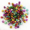 100pcs 7x4mm 6x6mm Mixed Alphabet Letter Beads Charms Beads for Making Jewelry Diy Handmade Bracelets Accessories