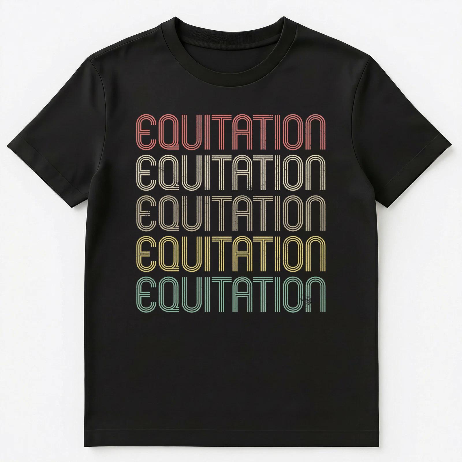 

Retro Style Equitation Unisex T-Shirt 3XL