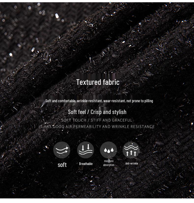 Elegant Mid-Length Woolen Vest Dress - Sleeveless, Slimming, Autumn/Winter Fashion