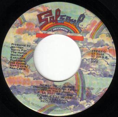 7inch Record DOUBLE EXPOSURE - Newsy Neighbors S72069 Salsoul Records 1978 US Soul/Funk Used