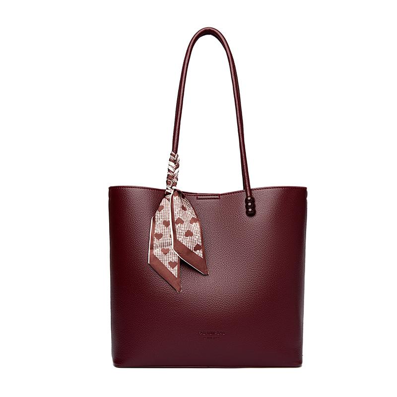 Women's Simple Large-capacity Tote Bag, New Commuter Portable Shoulder Bag Tide