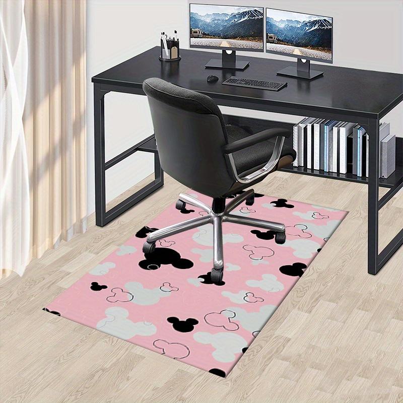 

Office Rug Mickey Mouse, Pink Background theme 3D Printed Anti-Slip Rug-Machine Washable for Living Room 60cm by 90cm
