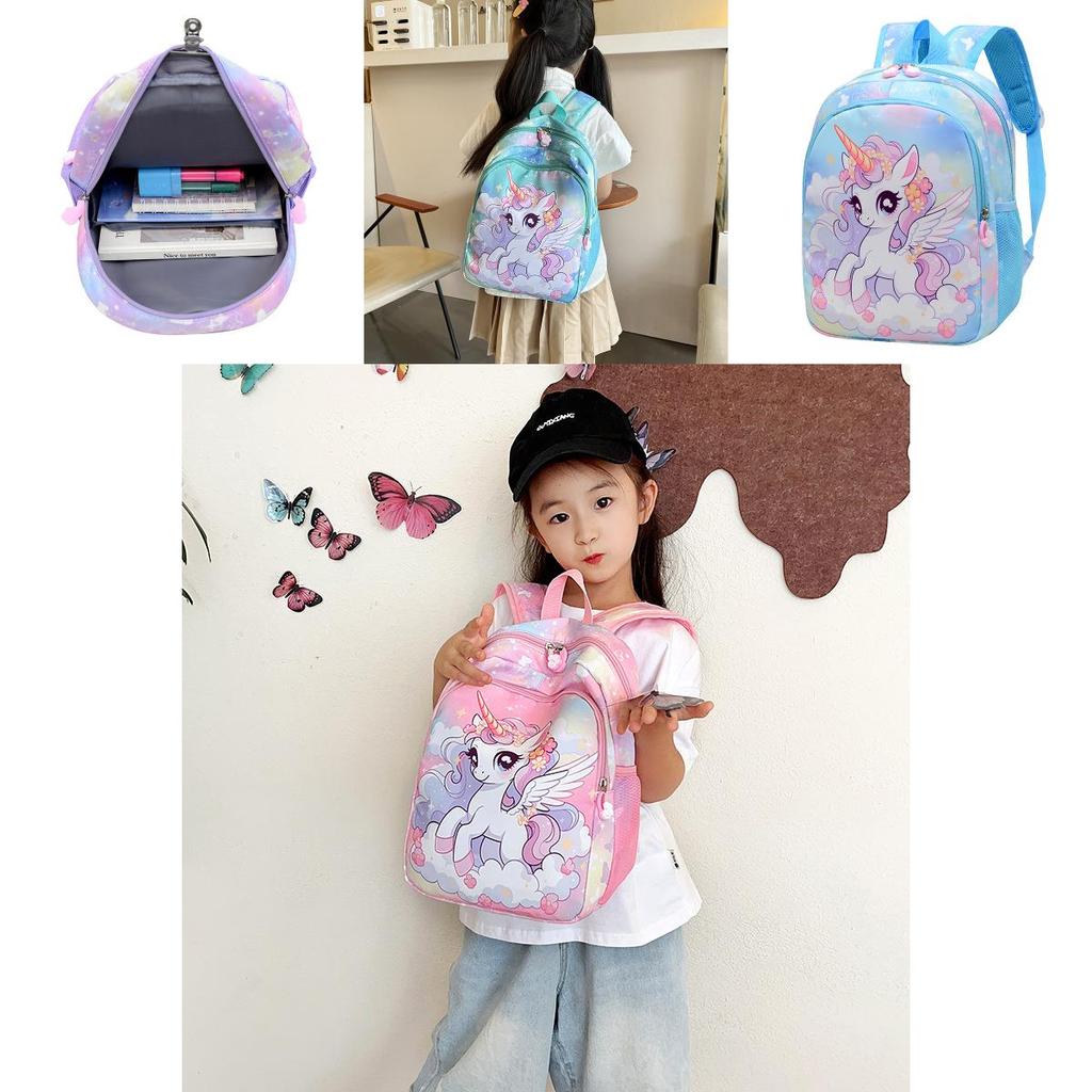 Unicorn Kids Backpack With Breathable Waterproof Oxford Fabric For School And Toddler Use