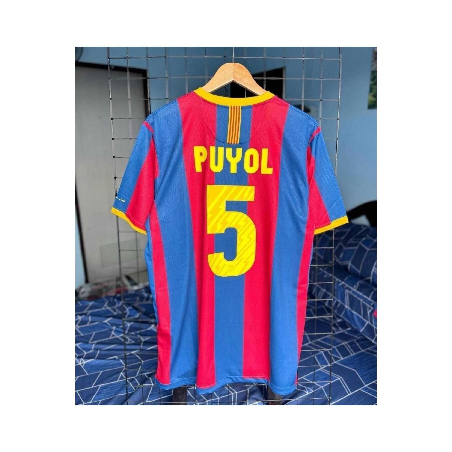 

2011 Champions League Final Carlos Puyol Nostalgia Jersey S бордовый