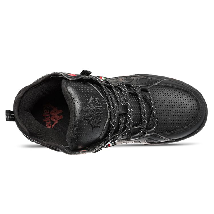 Kappa Black Casual High-Top Sports Sneakers Men Sneakers K08Y5CC34-990
