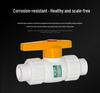 PPR Double Union Steel Core Ball Shut-Off Valve, 20 1/2" - 25 3/4" Water Pipe Fittings & Connectors