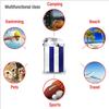 Classic Stripes Navy Blue And White Beach Towel Soft Microfiber Quick Dry Absorbent Quick Towels For Yoga