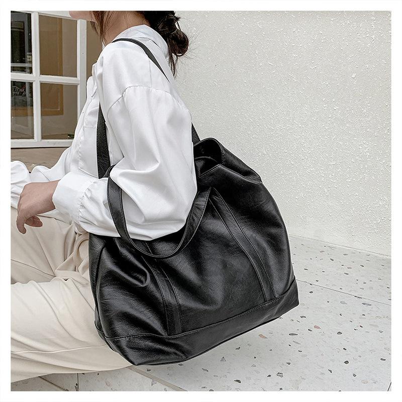 Handbag Female Largecapacity Summer Simple 2022 New Trendy Fashion Highquality Westernstyle Shoulder Bag Net Red Tote Bag