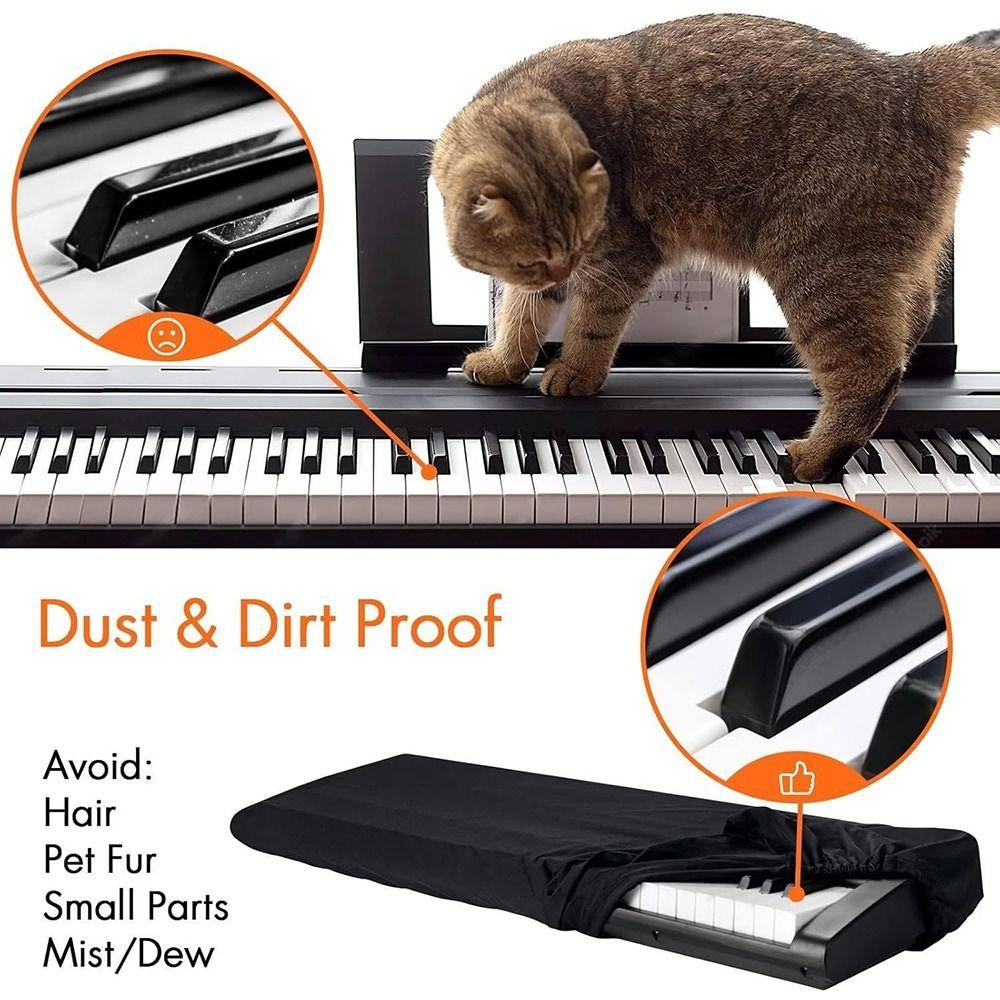1Pcs 61/88 Keys Keyboard Dust Cover Dustproof Piano Keyboard Cover  Musical Instrument Accessories