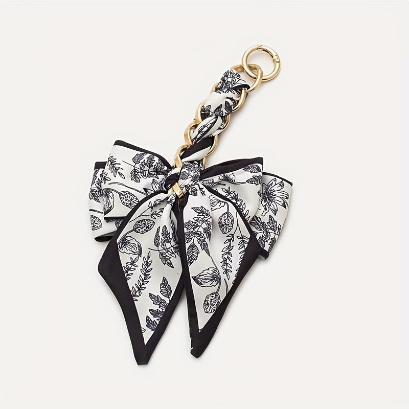 

Extendable Chain Strap with Elegant Bow - Interchangeable handbag, Purse, Backpack Strap - Compatible with Designer Bags