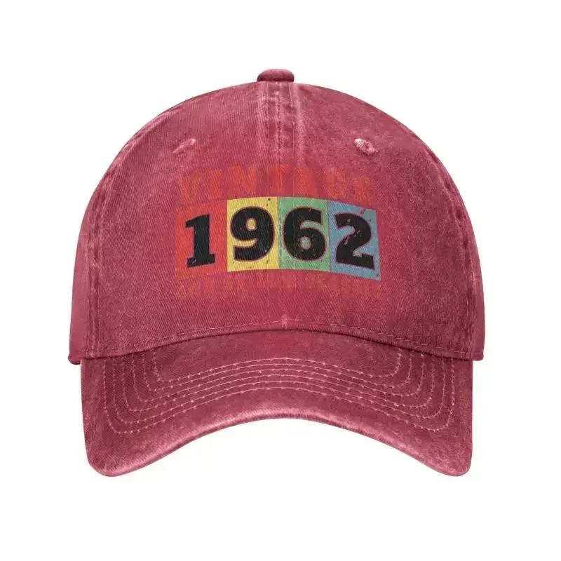 

Punk Cotton Vintage 1962 And Still A Classic Birthday Gifts Baseball Cap WoUnisex Unisex Breathable Dad Hat Sun Protection Baseball Cap