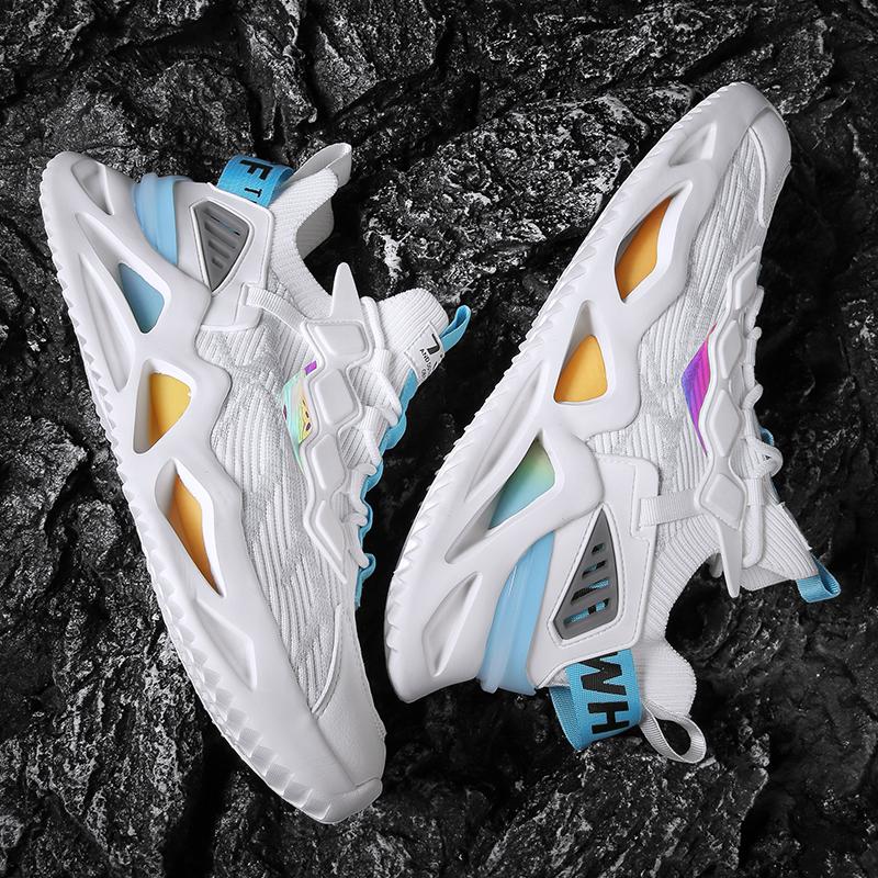 Heiß verkaufende Herrenschuhe Bequem Superleicht Country-Mode TPU Popcornsohle Atmungsaktiv Modeschuhe Sneaker Daddy Shoes