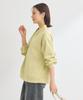 Pullover cardboard collar lime green [Green Parks] sweater, pullover, women's,