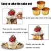 50 Pieces Aluminum Foil Baking Molds, Cupcake Boxes, Mini Cupcake Mold