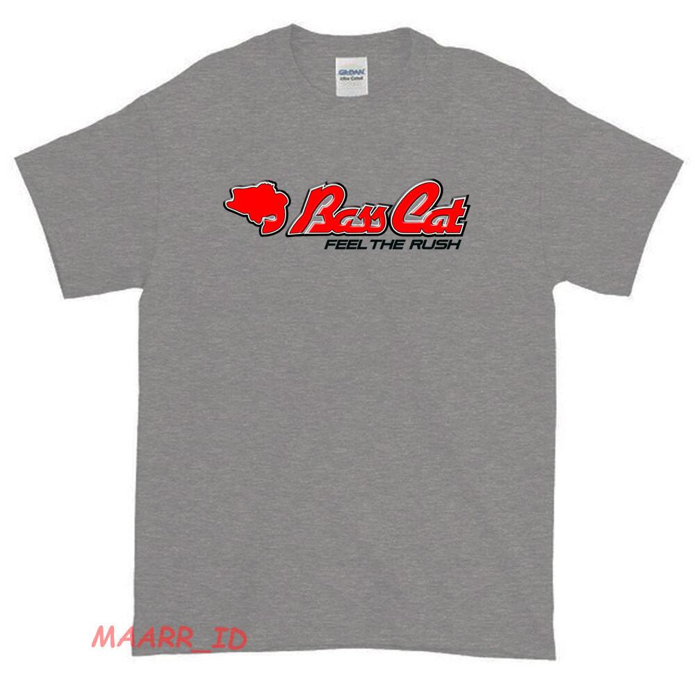 

New Bass Cat Feel he Rush Logo American Funny T Shirt USA size S-XXL Unisex T-Shirt S