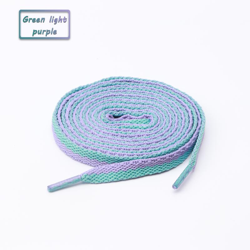 1Pair Sneakers for Shoelaces Original AF1AJ Colorblock Classic Shoe lace Flat Cotton Polyester Shoelace Fashion Sport Shoestring