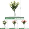Realistic Plastic Flower Bouquet For Wedding Home And Hotel Decor Variety Of Colors Available