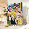 Magic Fantasy Anime TThe Seven Deadly Sins Throw Lightweight g Flannel Blanket Soft Skinfriendly for Summer Cooling