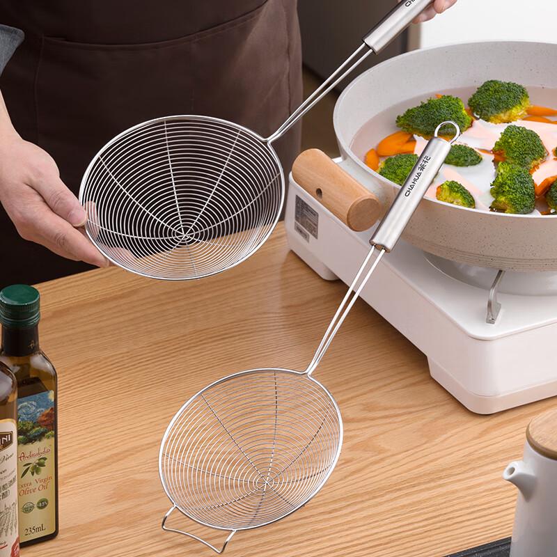 Chahua 15.5cm 304 Stainless Steel Mesh Strainer with Hook
