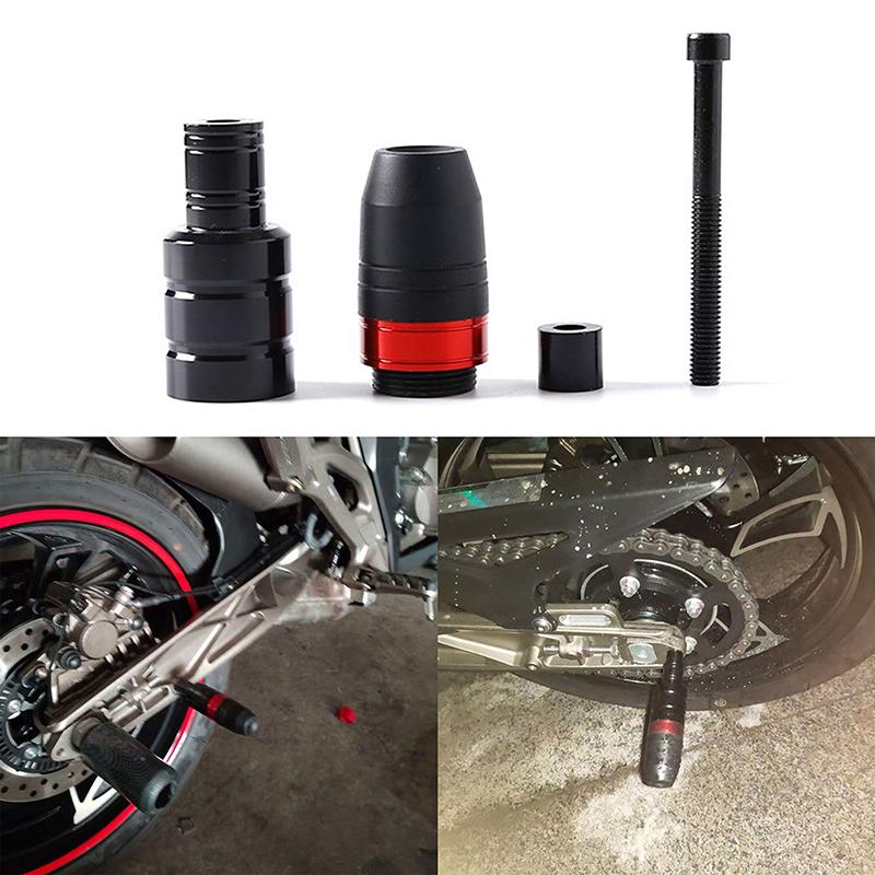 1 para uniwersalnych motocyklowych ram przesuwnych antykolizyjnych ochrona silnika CNC stop aluminium Crash Protect ochraniacze przed upadkiem do otworu gwintowanego 8 mm
