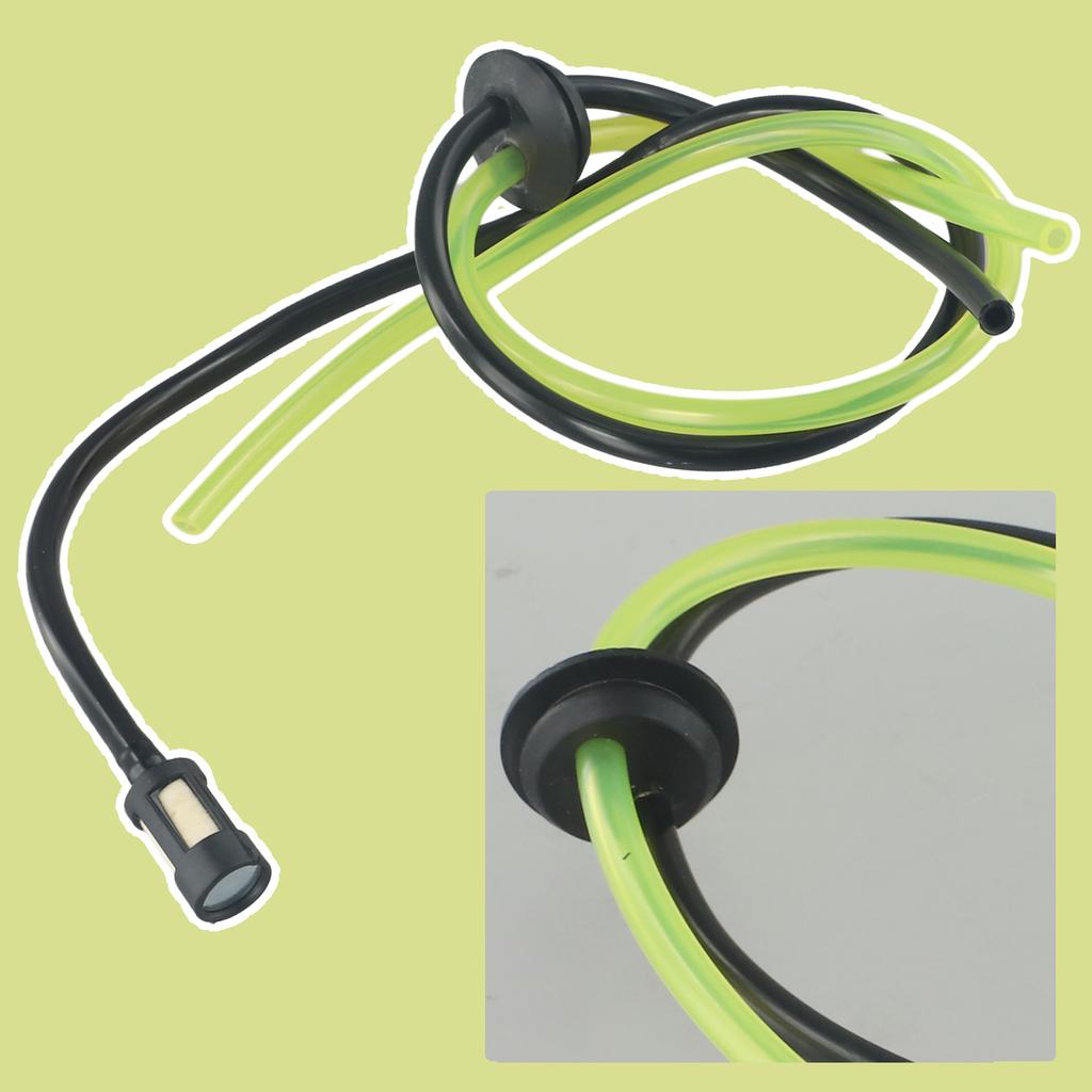 Tank Rubber Seal Pipe Brush Fuel Line Assembly For 22cc 36cc 49cc 52cc Engine Chainsaws Hedge Trimmers Pole Saw