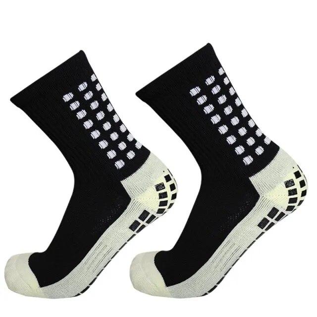 

Professional Anti Slipmen s And Women s Thickened Training Socks With Silicone Friction Towel Soles For Football L чорний