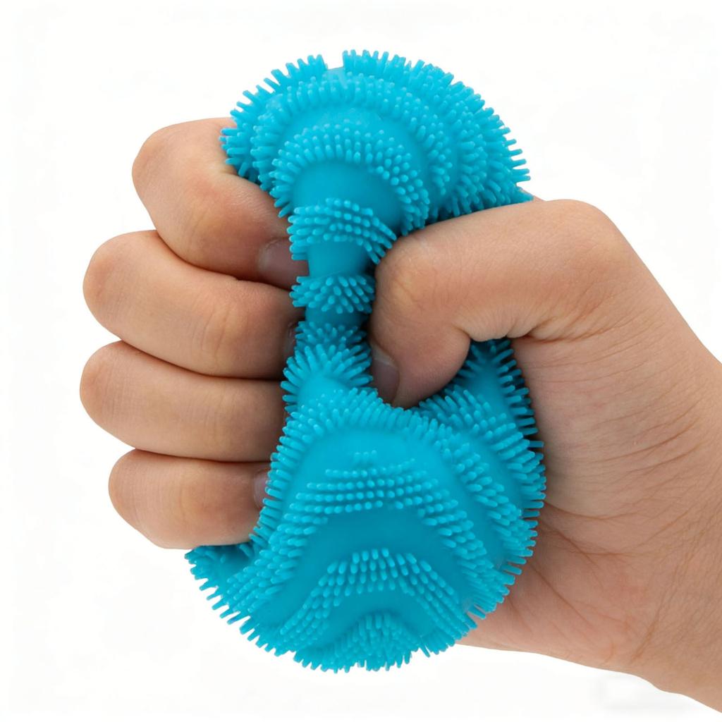 New Nee Doh Fuzz Ball Squeeze Toy Soft Fluffy Flower Power Portable Stress Relief Relieves Anxiety Fidget Squishy Toy Decor Gift