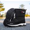 Men's winter thickened padded wool waterproof comfortable warmth cold -40 ° lightweight hiking waterproof non-slip thick sole snow boots