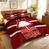 Nottingham Forest Pattern Bedding Quilt Set  Home Decoration  Gift (1 * duvet cover + 2 * pillowcase  without core)
