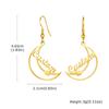 Exquisite Customized Earrings for Women, Personalized Name Letter Jewelry, Birthday Anniversary Gift