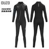 3mm Diving Suit OUZO Men Women's Long-sleeved One-piece Thick Warm Surfing Swimming Snorkeling Jellyfish
