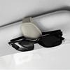 Universal Car Sunglasses Holder Magnetic Eyeglass Hanger Clip Magnetic Leather Eyeglass Hanger Clip Car Accessories