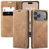 Business Magnetic Card Solt Wallet Flip Leather Case For iPhone 17 Pro Max 16 15 14 13 12 11 Plus 17air 16E Kickstand Book Cover