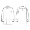 Seven Uniform AA0215-0 Chef's Coat/Long Sleeve White L