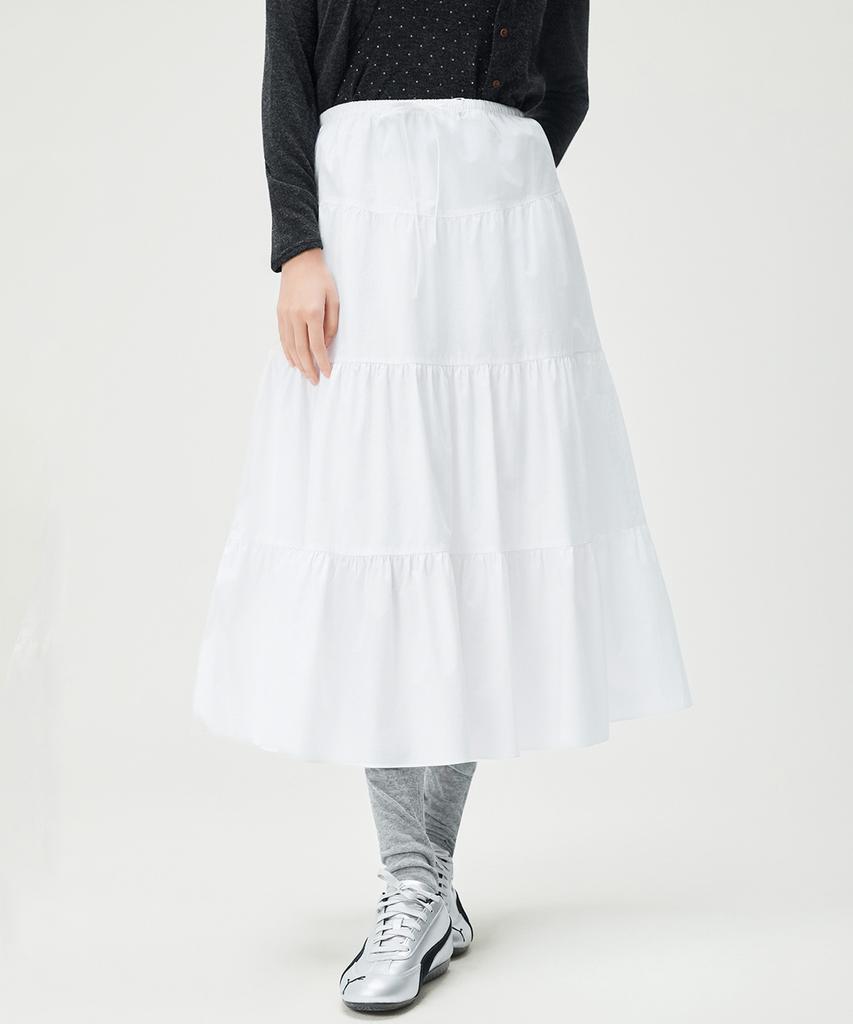 MIXXO Tiered Long Skirt