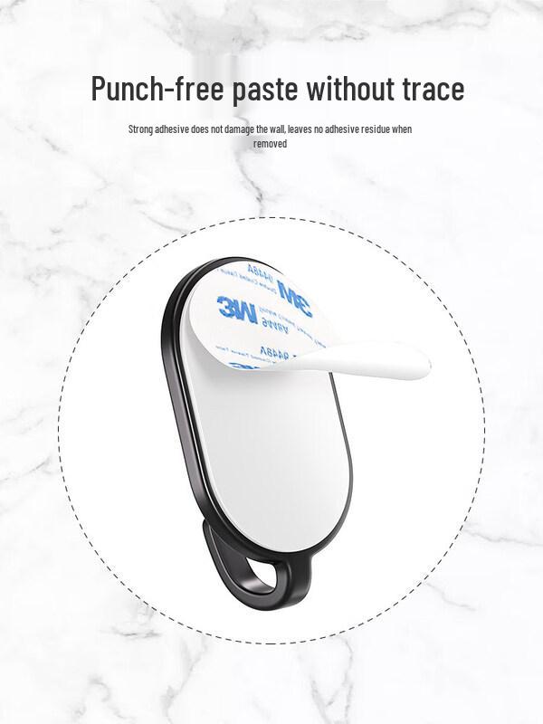 LIEI Punch-Free Stainless Steel Wall Hooks