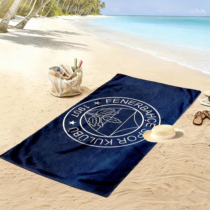 Fenerbahce2 Print Beach Towel, Large Soft Quick Dry Towel for Beach Camping Swimming