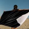 Asciugamano da Spiaggia Nuoto Stampa Zebra Bianca Nera Anime Asciugamano Morbido Assorbente Lavetta Regali per Bambini Viaggio Campeggio Palestra