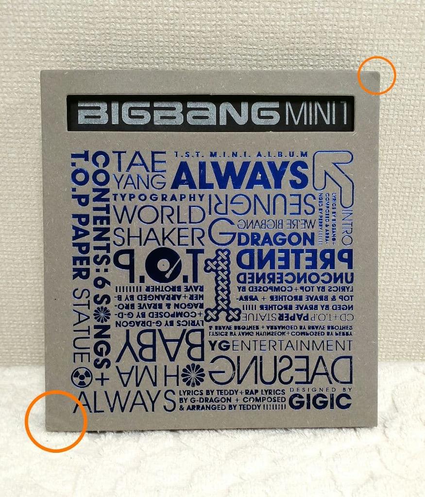 [USED] Rare BIGBANG 1st Mini Album ALWAYS MINI1 T.O.P