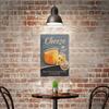 1Pc Vertical Metal Tin Wall Poster Decor 2030cm Or 3040cm Rustic Vintage Style For Home Bar Garage Kitchen