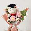 Graduation Season Graduation Flower Bouquet Celebrate Party Mini Bear Bouquet  Student