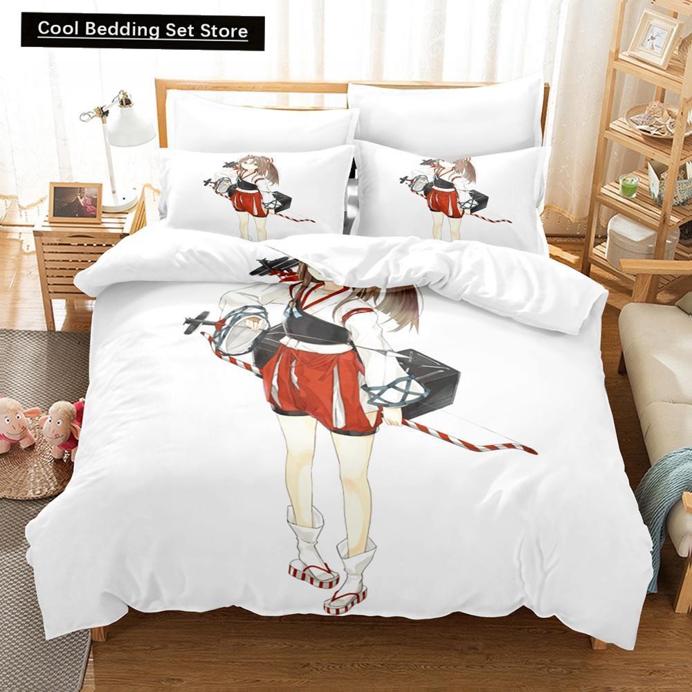 Zuihou (Kancolle) Bedding Set Single Twin Full Queen King Size Bed Set Aldult Kid Bedroom Duvet Cover Sets Print Bed Sheet Set