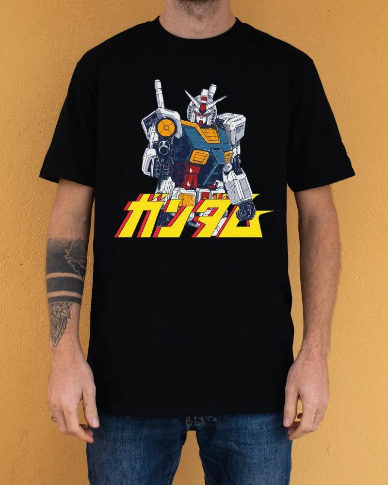 

Harajuku Mobile Suit Gundam Summer Print T-Shirt Men Women Vintage Short Sleeve Casual Loose Oversized Fitness Comfortable Y2k 4XL