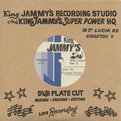 Disc de 7 inch MICHAEL BUCKLEY / ANTHONY MALVO, CO - Test We (Vinil greu) / Jammy DSRLJS7006 King Jammys Dub 1989 Japonia Reggae, Ska & Dub Folosit