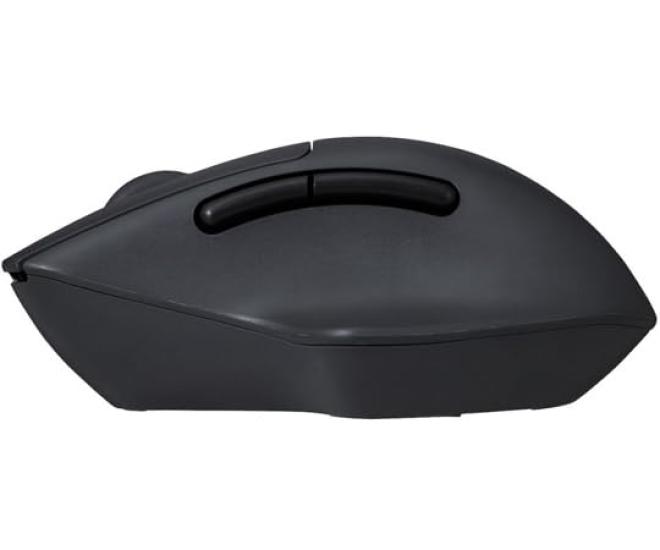 ELECOM SHELLPHA Wireless 5 Buttons Small Quiet Multi-Touch Mouse, + Tilt, Size, Antibacterial, Design, Black, M-SH31MBSKXBK