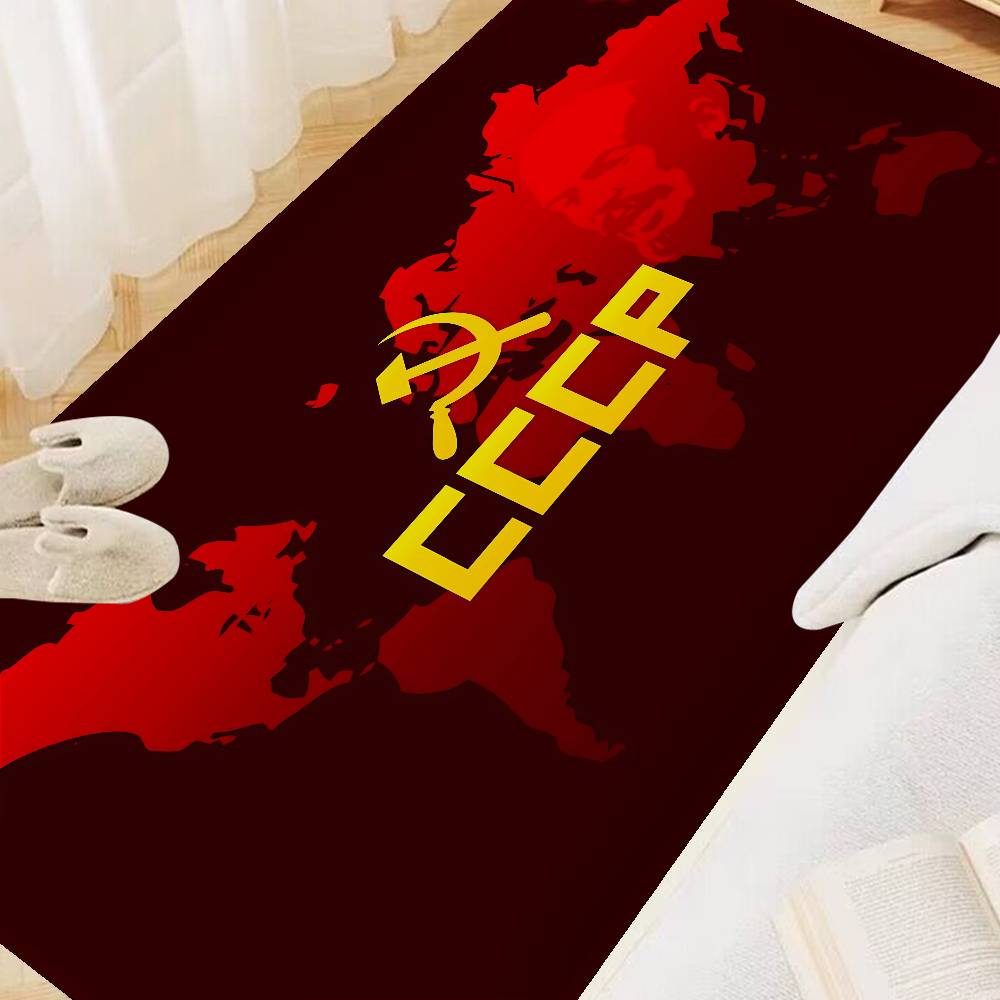 CCCP USSR Soviet  Entrance Door Mat Nordic Style Home Doormat Bathroom-Toilet Mats Bedroom Hotel Decor Mat