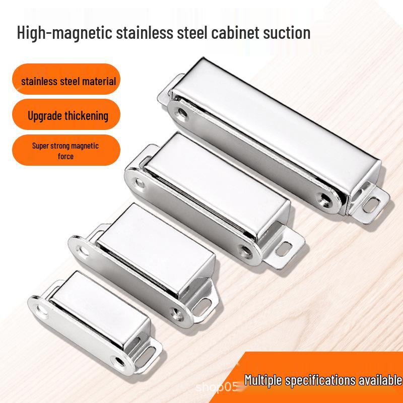 Strong Magnetic Cabinet Door Catch and Lock for Kitchen and Wardrobe