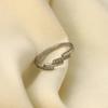 Zircon-Set Multi-Layer Ring, Titanium Steel 316 Non-Fading Gold Stacked Ring, Girls' Niche Temperament Ring