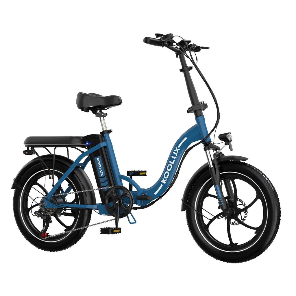 KOOLUX BK6S 3.0 Adult Folding  Electric bike 36V13Ah Battery 350w Motor 20*3.0 inch Fat Tire E-Bike City Outdoor Electric bicycle