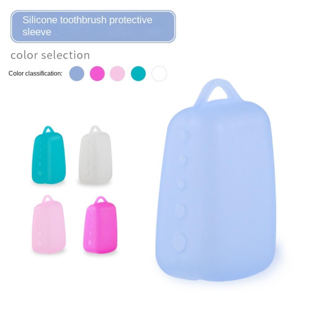 

3PCS Silicone Toothbrush Protective Cap Portable Toothbrush Shell New Toothbrush Box зелений